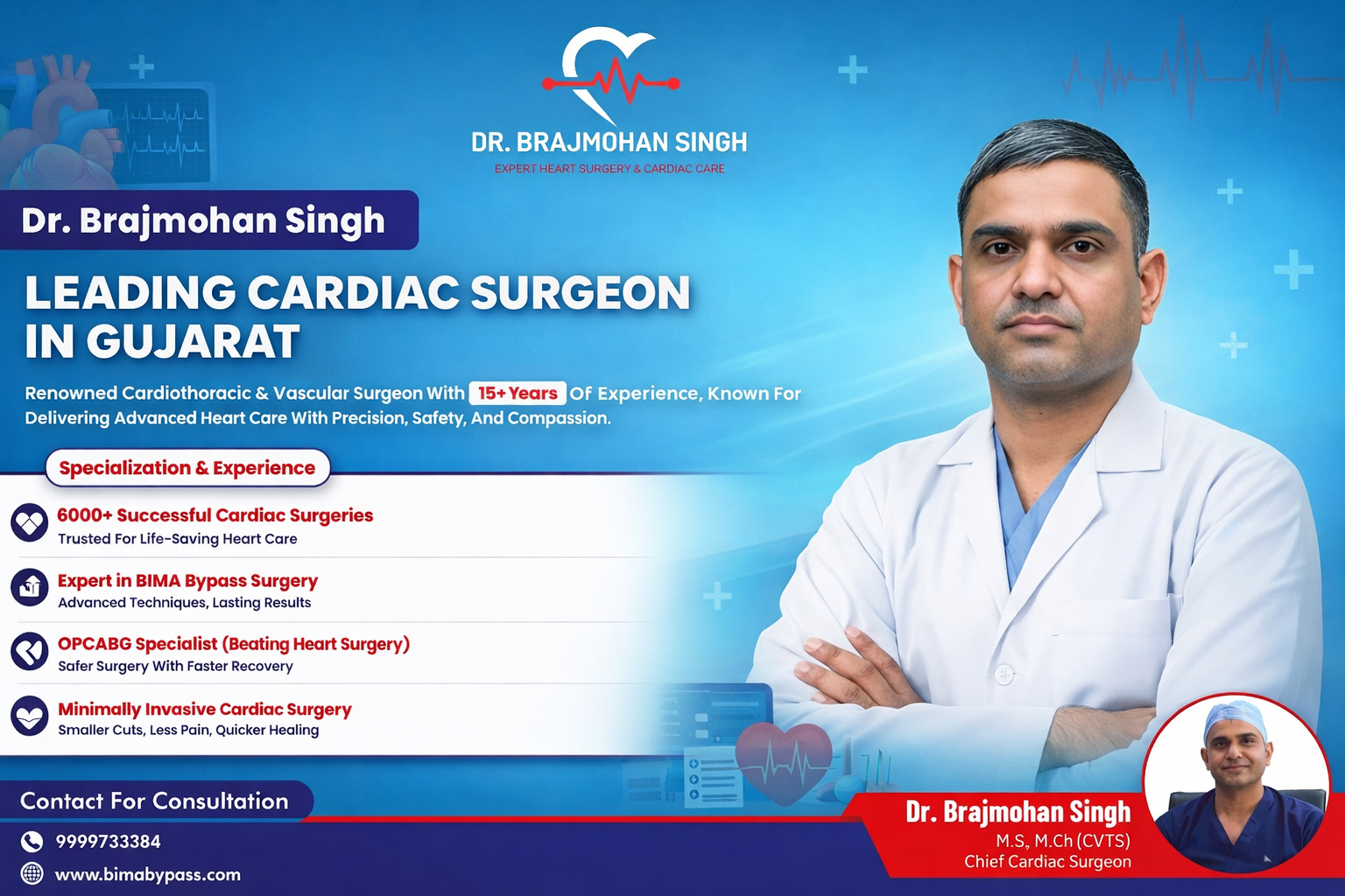 Best Cardiac Surgeon in Gujarat – Dr. Brajmohan Singh
