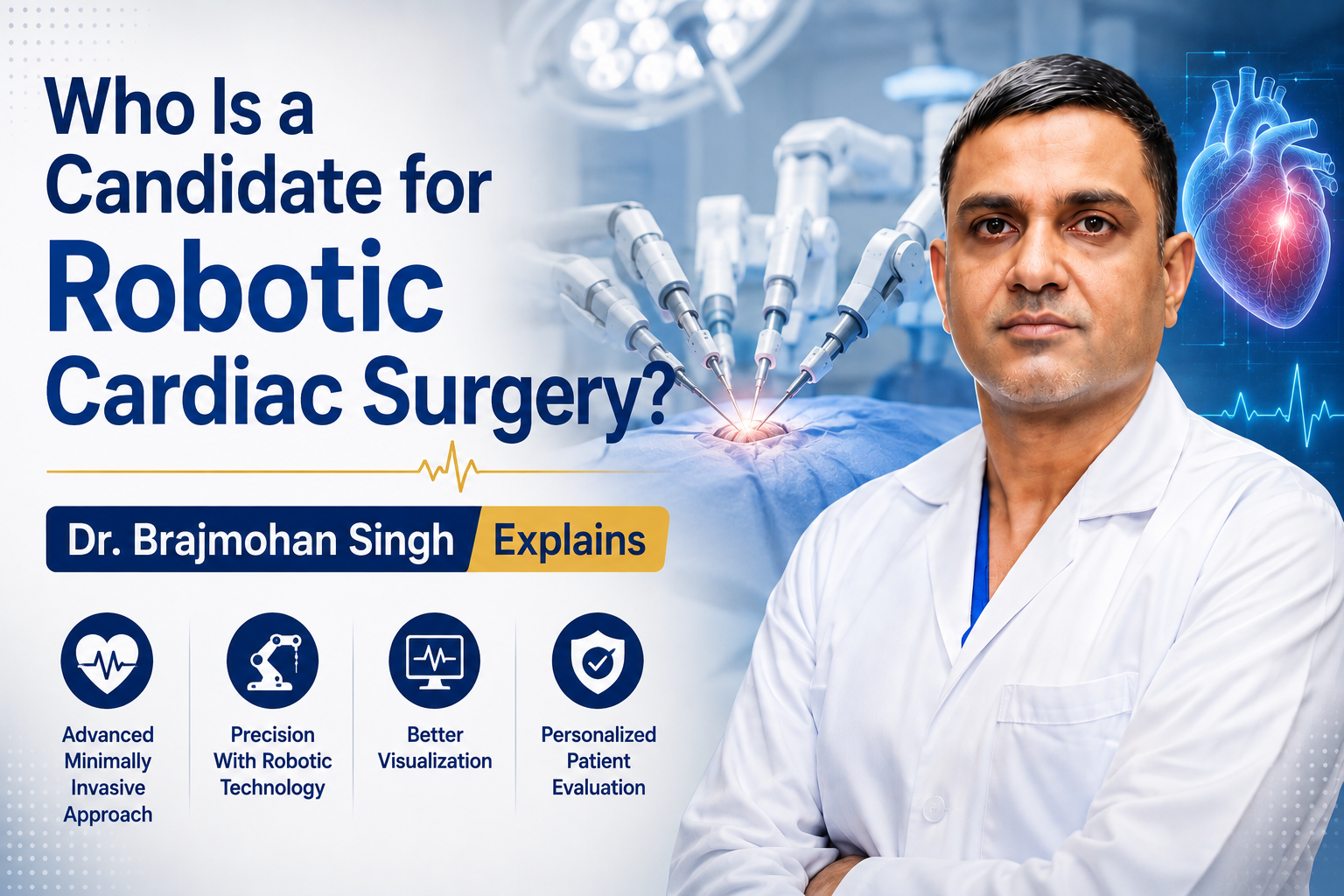 Who Is a Candidate for Robotic Cardiac Surgery Dr. Brajmohan Singh Explains